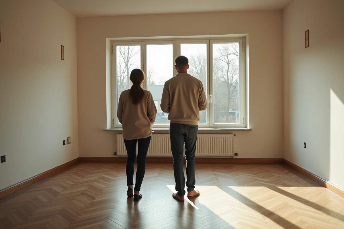 Couple séparé dans une maison vide en vente suite à un divorce en Moselle