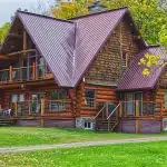 brown house